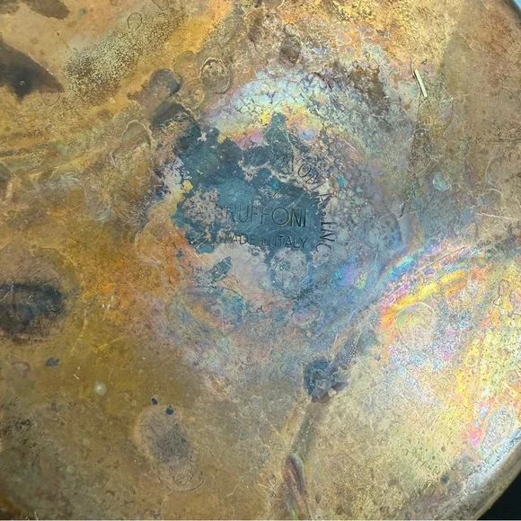 Williams Sonoma | Vintage Ruffoni Historia Copper Fondue Set With Forks Italian - Picture 7 of 7